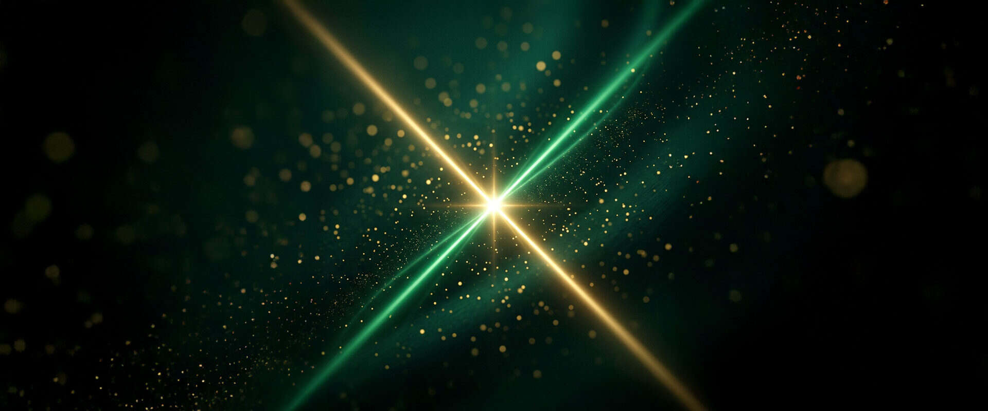 Klare Kommunikation symbolisiert durch Lichtstrahlen und funkelnde Partikel, betont die Bedeutung ve.